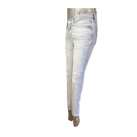 Levi's Signature Jeans Girls 12 Distressed Skinny Low Rise Stretch Adj. Waist (W - Picture 4 of 16